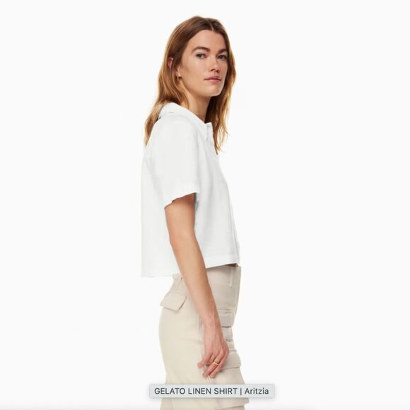 Wilfred Free Gelato Linen Shirt - Picture 3 of 5